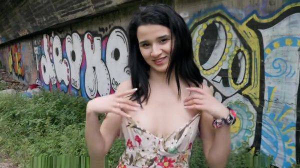 Pikaper On The Street And Fucked Dark-haired chick With Beautiful Tits - Mia Navarro - txxx.com on v0d.com