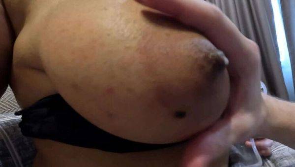 Big Tit Asian Cowgirl Sucks Cock and Drinks Milk - porntry.com on v0d.com