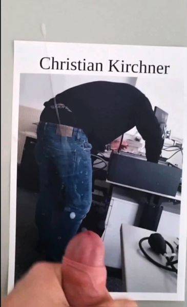 Cumtribute to Christian Kirchner - drtuber.com on v0d.com