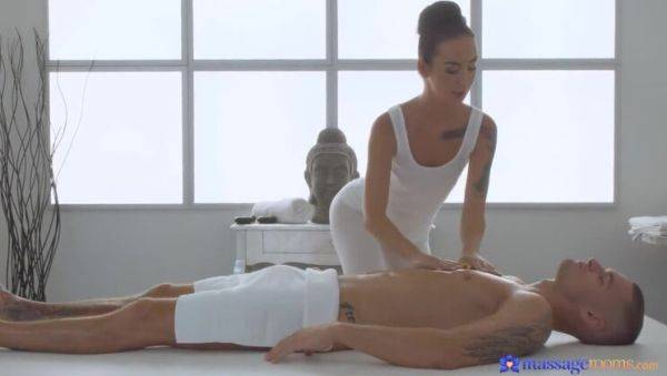 Freya Dee: Petite Breasted Babe's Intimate Massage Ends in Cumshot - porntry.com on v0d.com