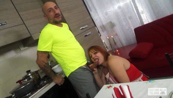 Mature Italian redhead Kiara Rizzi in her first anal scene with Omar Galanti - xxxfiles.com - Italy on v0d.com