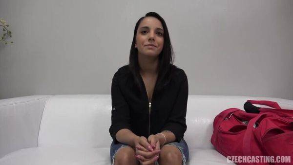 Brunette Sabina's Tattoo Casting - porntry.com - Czech Republic on v0d.com