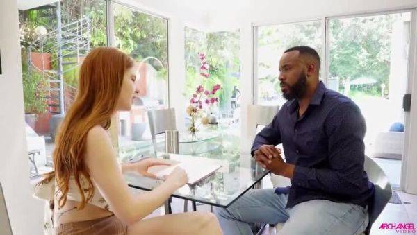Jane Rogers: Flame-Haired Vixen in Interracial Encounter - porntry.com on v0d.com