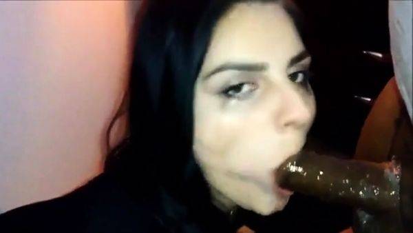 White Girl Choking On BBC - drtuber.com on v0d.com