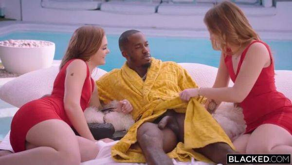 Morning Delights: Pressure and Sami White's Interracial Threesome - xxxfiles.com on v0d.com