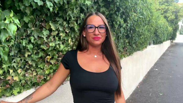 French Glasses Girl Mila and her HUGE TITS come back in front of the camera - txxx.com - France on v0d.com