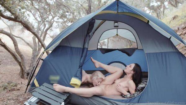 Wild Passions - Aidra Fox & Charlotte Stokely: Big Tits, Outdoor, Lesbian Scene - porntry.com on v0d.com