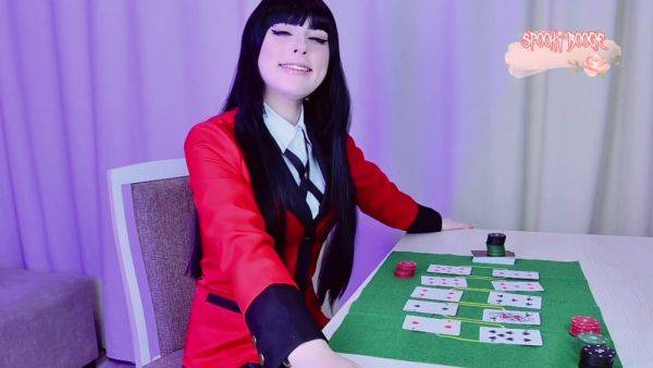 Pov: Crazy Yumeko Jabami Lost At Gambling And Let You Fuck All Her Holes! - videomanysex.com on v0d.com