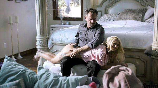 You are not really having a boner from spanking me stepdad? - txxx.com on v0d.com