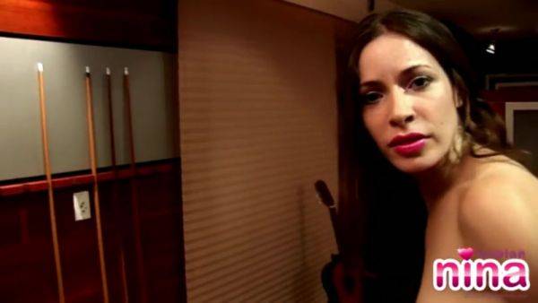 Lesbian Nina Pool Nude and Teasing - hotmovs.com on v0d.com