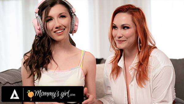 Step mommy'S GIRL - Stacked MILF Taylor Gunner Wants Gamer Stepdaughter Maya Woulfe To Have New Hobbies - txxx.com on v0d.com
