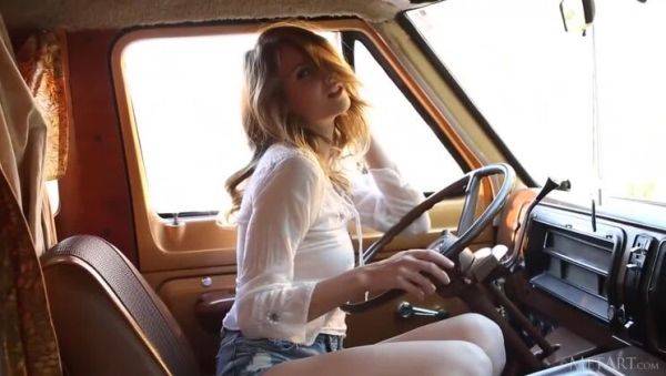 Ashley Lane in Outdoor Car Fantasy - xxxfiles.com on v0d.com