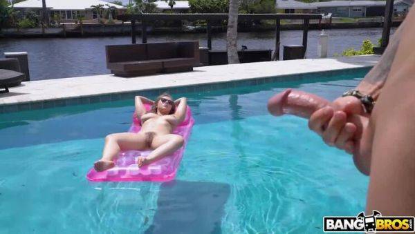 Sunbathing My Large Breasts Resulted in Hot Sex - Lena Paul with Tyler Steel - porntry.com on v0d.com
