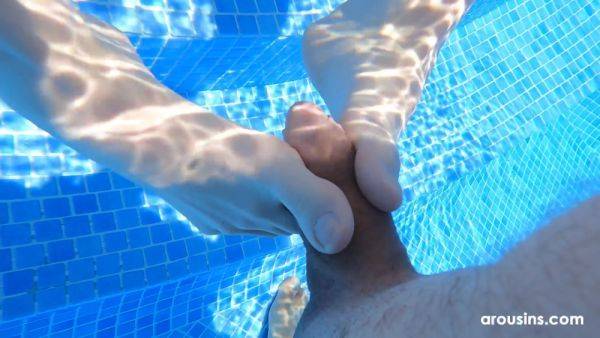 Spicy girl plays with cock in the swimming pool and shares the best scenes - xbabe.com on v0d.com