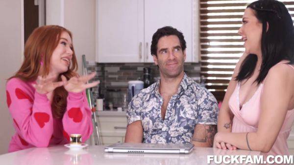 Virgins For Valentines With Madison Spears, Ken Feels And Riley Jean - upornia.com on v0d.com