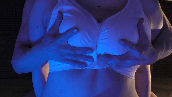 Akane Clothed Big Tits Massage Vol.3 Massaging Her Big Breasts Wearing A Sports Bra From Behind - hclips.com on v0d.com