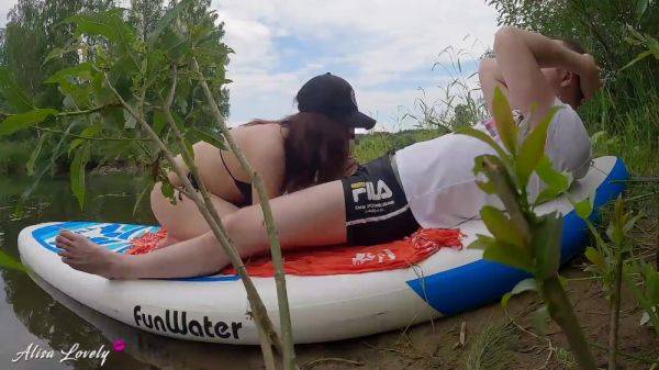 Eric Nuts And Alisa Lovely - He Fucked Me Doggystyle During An Outdoor River Trip - Amateur Couple Sex 5 Min - hclips.com on v0d.com