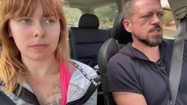 Jerking Him Off And Sucking Big Cock While Driving With - Jamie Stone - hclips.com on v0d.com