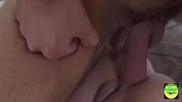 Dirty Talking Blonde Swallows His Cock In Hopes Of Having Her Ass Creampied - Roxy Jezel - hotmovs.com on v0d.com