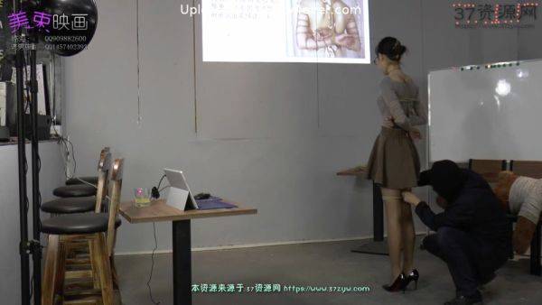 Elegant Chinese Teacher Experiences Bondage For The First T - hclips.com - China on v0d.com