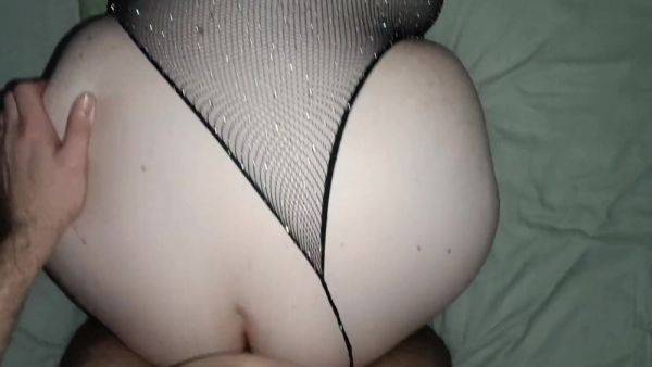 Young Curvy 18 Year Old Big Ass Anal Cumshot In Fishnet Bodysuit - hclips.com on v0d.com
