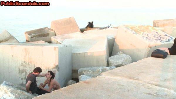Public deepthroat slut with bigboobs sucks cock outdoor - txxx.com on v0d.com