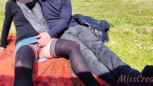 208 Pussy Flash - Stepmom Caught By Stepson At A Park Masturbating In Front Of Everyone - Miss Creamy - hotmovs.com - France on v0d.com