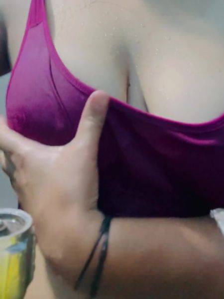 Nisha Bhabi Playing With Her Big Boobs In The Bathroom - upornia.com on v0d.com
