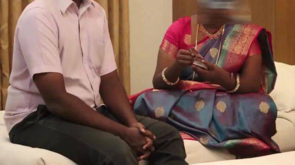 First Night With Boyfriend Card Game - Suhaag Raat In Silk Saree - Subtitles - desi-porntube.com - India on v0d.com