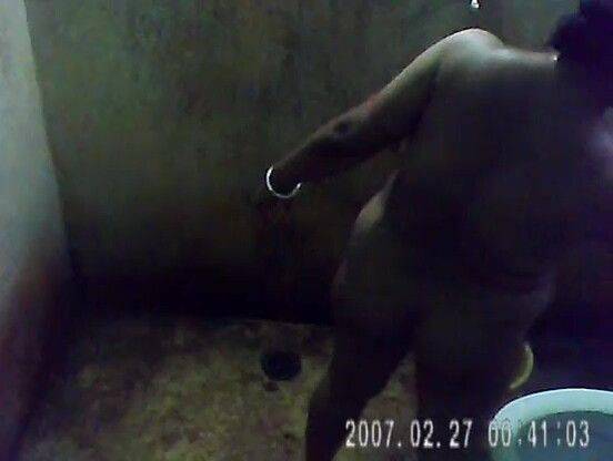 Mature Indian Bengali Bath captured in bathroom by nephew - voyeurhit.com - India on v0d.com