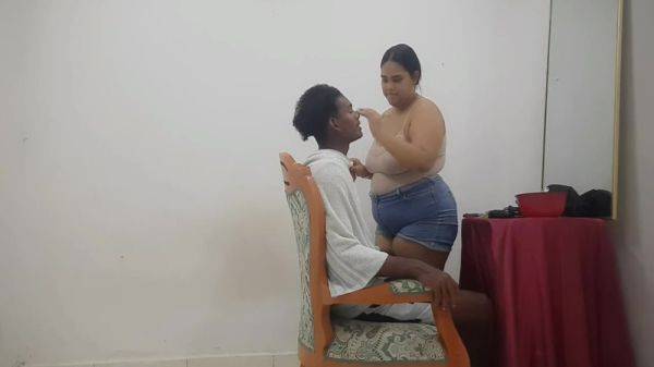 Hindi Sex In Stylist Seduces Her Client To Fuck Her And Receives All Her Cum - desi-porntube.com - India on v0d.com