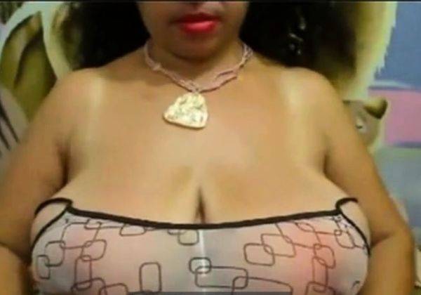 Sweet fat big nippled mature black tits striped on webcam - drtuber.com on v0d.com
