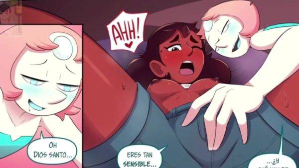 Steven Universe Hentai - Bonnie and Pearl give into each other - anysex.com on v0d.com