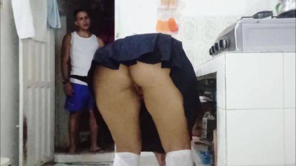 Hardcore Anal Sex My Neighbor In Her School Uniform Ends With Ass Full Of Cum - upornia.com on v0d.com