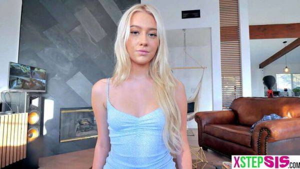 Step-sister Skyler Storm, a petite teen, insists on oral pleasure - porntry.com on v0d.com