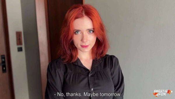 A Gorgeous Redhead Rejected Yet Invited for Intimate Moments - veryfreeporn.com on v0d.com