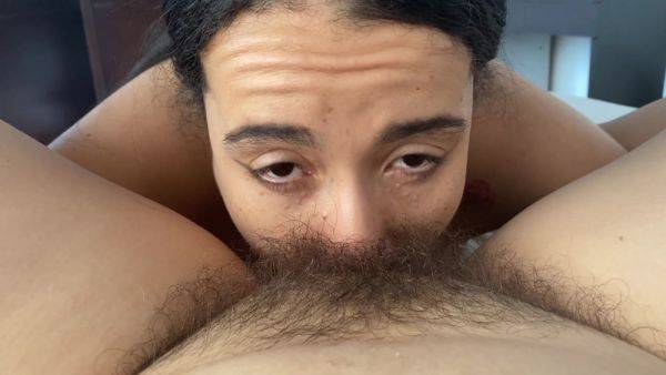 Sucking Her Delicious Hairy Pussy - upornia.com - Colombia on v0d.com