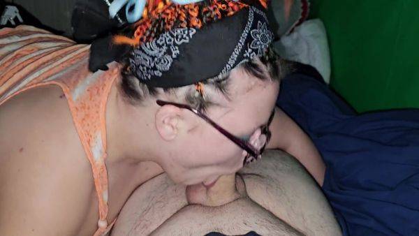 Back At It Again Sucking His Cock Till He Exploded In My Mouth - upornia.com - Usa on v0d.com