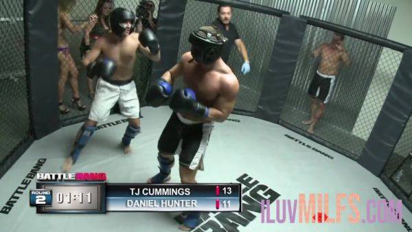 Chubby brunette milf getting cum on her big tits - hotmovs.com - Usa on v0d.com