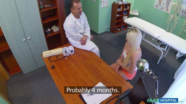 Doctor Helps Blond Get A Wet Twat 1 - videomanysex.com on v0d.com