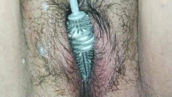 I Have An Orgasm Deep Cleaning My Dirty Sperm Pussy - desi-porntube.com - India on v0d.com