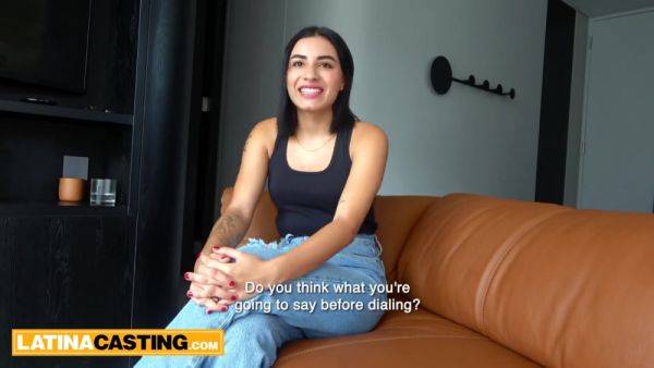 Cute Latina Teen Comes To Modeling Casting Not Wearing Panties - hotmovs.com on v0d.com