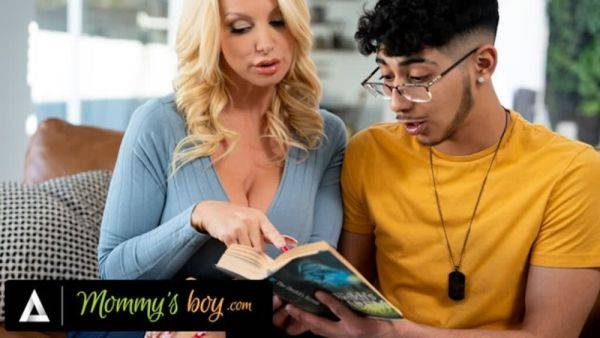 MOMMY'S BOY - Stepson Realizes MILF Brittany Andrews Used Him As Inspiration For Erotic Novella - txxx.com on v0d.com