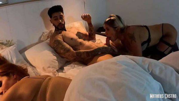 Wedding Night Blowjob: Lucy Deville and Matheus Castro - xxxfiles.com on v0d.com