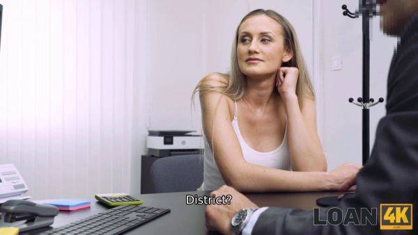 Hot babe gets banged for cash at the credit agency - sexu.com on v0d.com