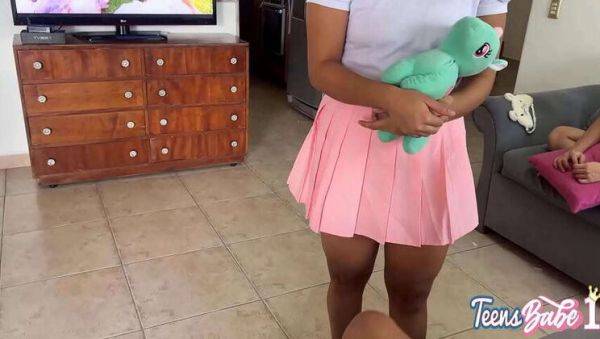 Stepdaughter Playing with Herself, Ready for Stepdad's Rod - veryfreeporn.com on v0d.com