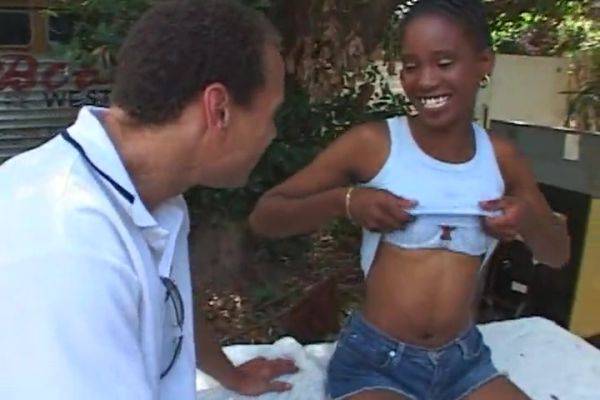 Skinny teen 18+ Got Destroyed In The Backyard - upornia.com on v0d.com