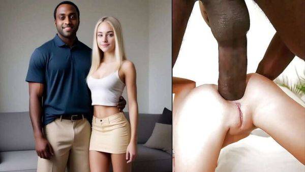 My Stunning Blonde Spouse Engulfed in Flames by Her Enormous Black Lover - BBC Surprise! - porntry.com on v0d.com