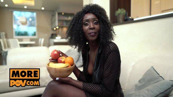 Pov - Nubian Booty Babe Zaawaadi Taks Your White Cock Deep - upornia.com on v0d.com