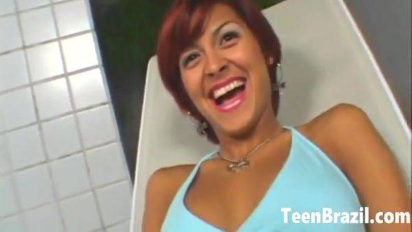 Sexy All Natural Brazilian Teen 18+ In Hardcore Threesome - hclips.com - Brazil on v0d.com